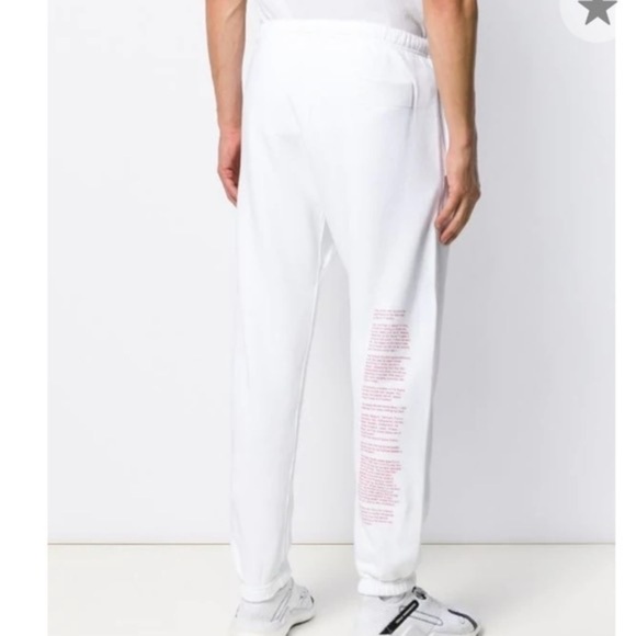 Heron Preston NASA Sweatpants in White - Picture 2 of 10